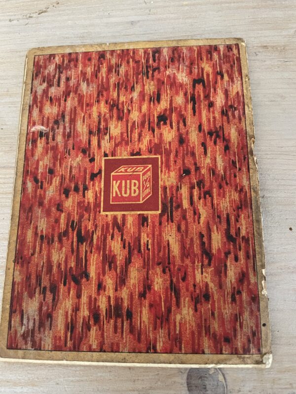 Kub - Ancien carnet de recettes - 1926