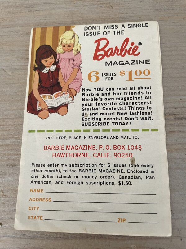 Barbie - Le monde de Barbie - Livret vintage