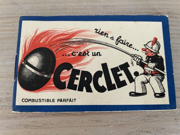 Cerclet - Ancien calepin publicitaire charbon Cerclet -