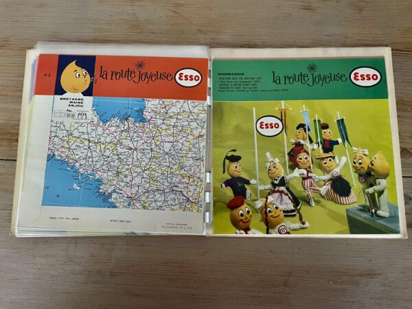 Esso - La route joyeuse - Coffret disques souples -