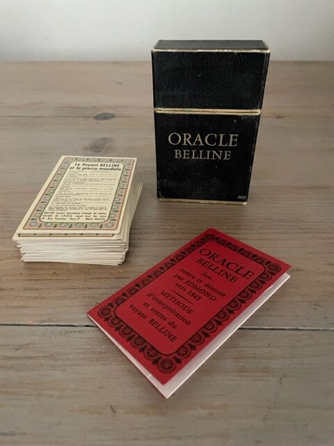 L'Oracle de Belline - Jeu de cartomancie et divination - 1961 - Cartes d'époque -