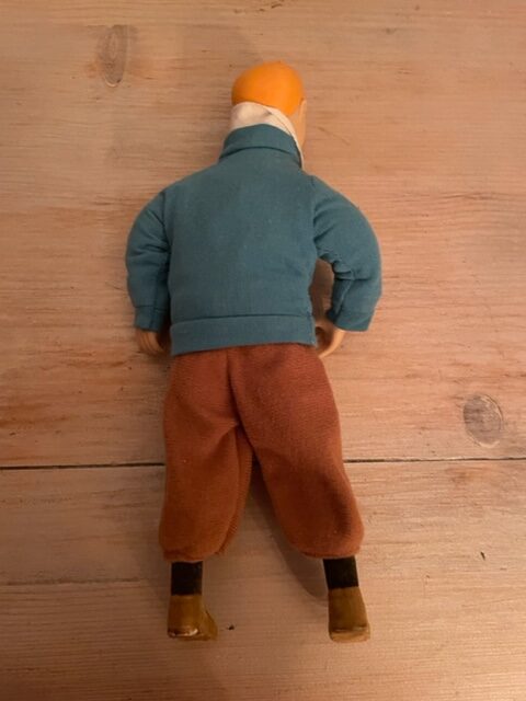 Ancienne figurine Tintin - corps articulé - années 80 -