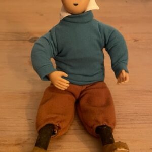 Ancienne figurine Tintin - corps articulé - années 80 -