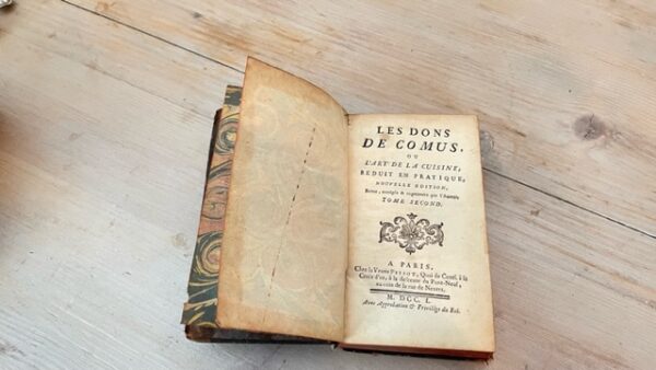 Les Dons de Comus ou l'Art de la Cuisine..... - 1750 - Les 2 premiers tomes -