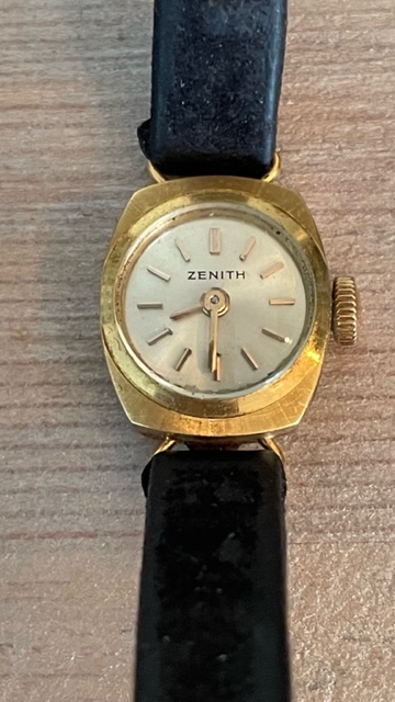 Montre de cocktail femme en or - Zénith - Années 50