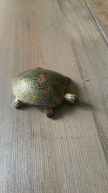 Tortue en cloisonné