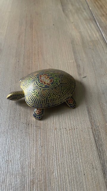 Tortue en cloisonné