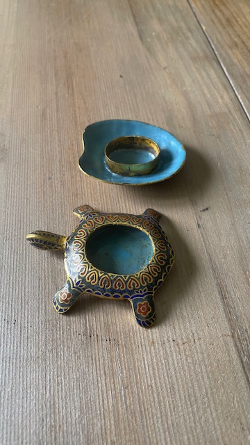 Tortue en cloisonné