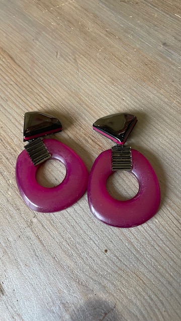 Boucles d'oreilles vintage Pierre Cardin (années 80)