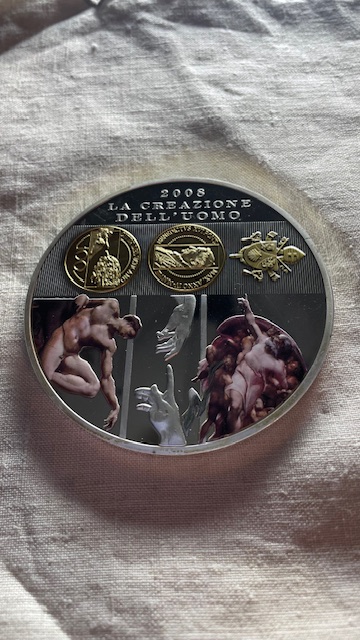 Médaille La Creazione Dell'Uomo 2008 - Vatican -