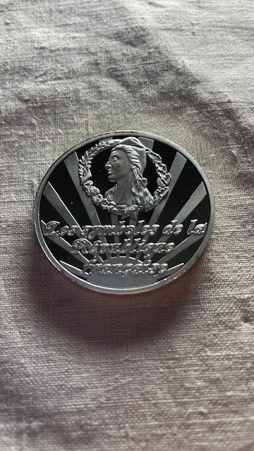 Médaille Le symboles de la République Française - Fraternité -