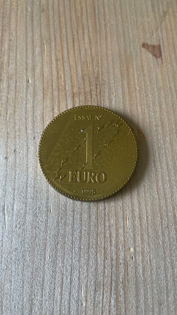 Belgique - Médaille Europa Essai n°1 - 1995 - Bronze - Certificat de garantie -