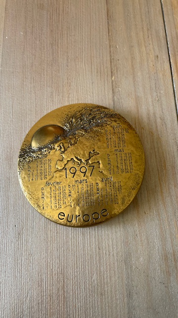 Calendrier 1997 Europe - Bronze - Monnaie de Paris -