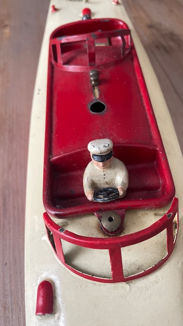 Canot Ruban bleu N°2 - JEP - Rouge et crème -