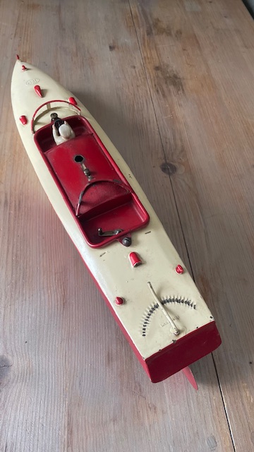 Canot Ruban bleu N°2 - JEP - Rouge et crème -