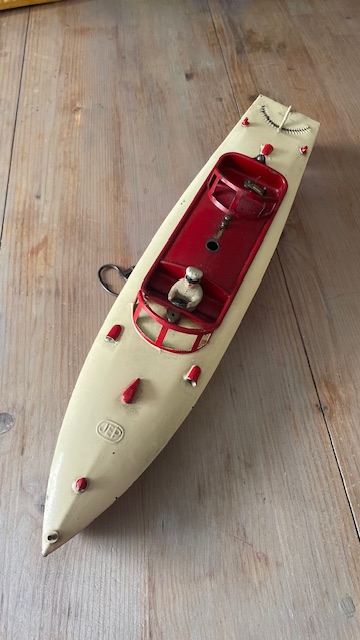 Canot Ruban bleu N°2 - JEP - Rouge et crème -