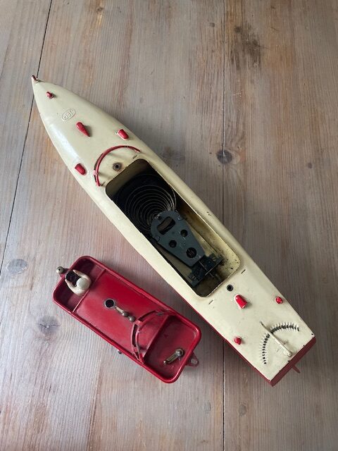 Canot Ruban bleu N°2 - JEP - Rouge et crème -