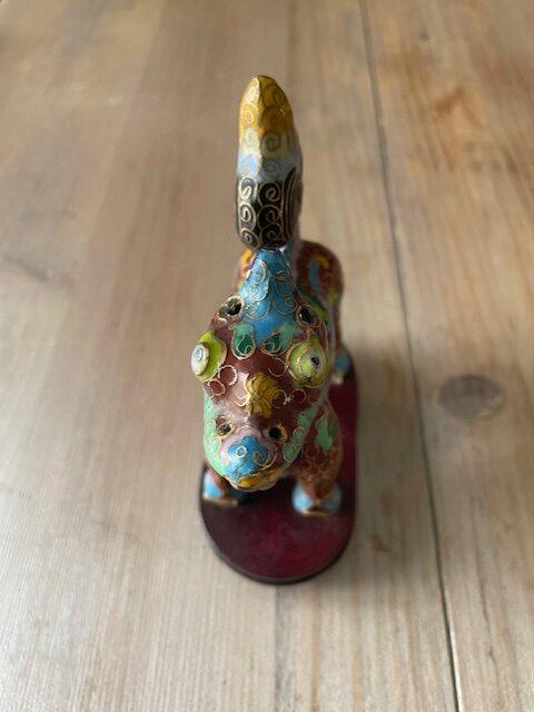 Dragon cloisonné - Fu foo Dog Lion -