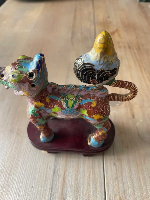 Dragon cloisonné - Fu foo Dog Lion -