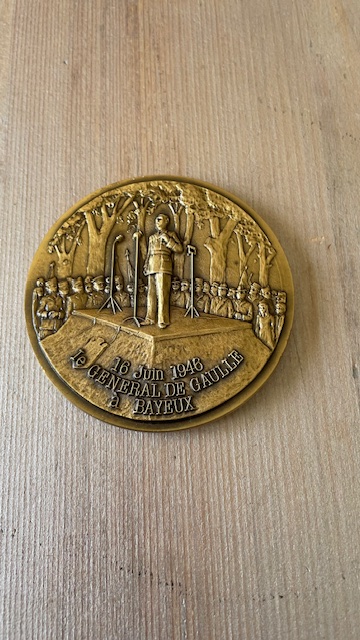 Médaille - Discours de Bayeux - Général De Gaulle - 16 juin 1946 -