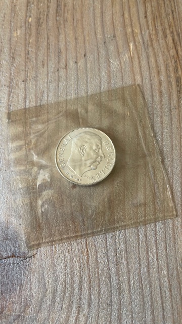 Médaille commémorative - Charles de Gaulle - 1980 - Argent -