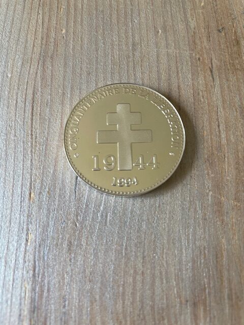 Médaille commémorative - De Gaulle - Cinquantenaire de la libération 1944 -