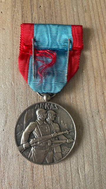 Médaille de la bataille d'Arras - 1914/1918 -